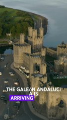 Last chance to board Galeón Andalucía in Caernarfon