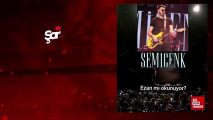Şarkıcı Semicenk'in ezan hassasiyeti: Konserine ara verdi