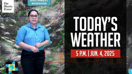 Today's Weather, 5 P.M. | June 4, 2025