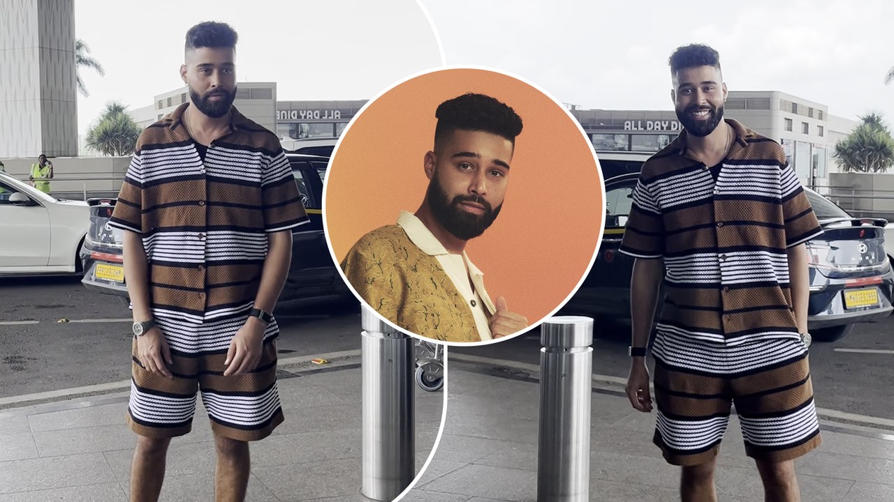 Indo-Canadian Star Singer AP Dhillon Clicked At The Mumbai Airport In Style | Brown Munde