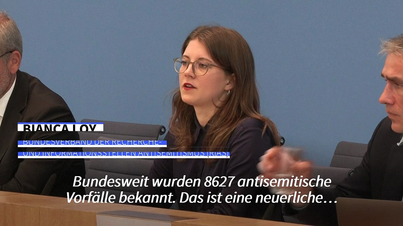 "Noch nie zuvor wurden mehr antisemitische Vorfälle registriert"