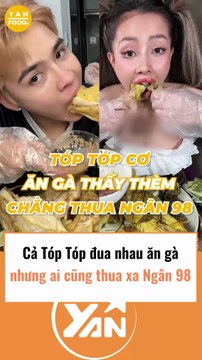 Cả tiktok đua nhau ăn gà nhưng ai cũng thua xa Ngân 98
