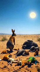 सुखे  से बेहोश हुए सारे जानवर ! Animals fainted due to Dry || Intellitoon || Animal story || Story Video