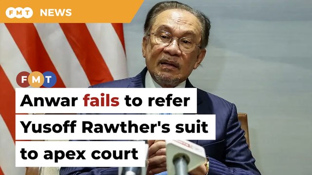 Anwar loses bid to refer Yusoff Rawther's suit to apex court