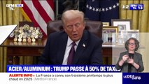 Donald Trump signe un décret portant à 50% les taxes sur l'acier et l'aluminium