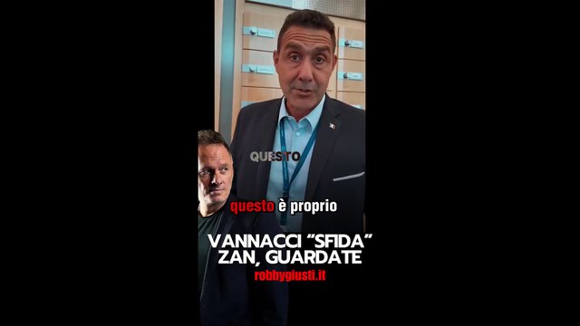 Robby Giusti - Tra VANNACCI e ZAN chi è il diavolo e chi l'acqua santa?(04.06.25)
