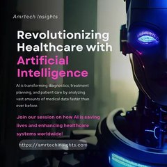 Black and Purple Modern Artificial Intelligence Instagram Post
