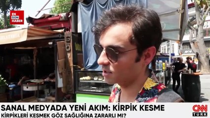 TikTok'ta yayılan kirpik kesme akımı, gözü tehdit ediyor