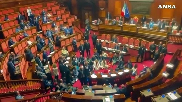 Dl sicurezza, in Aula la protesta delle opposizioni