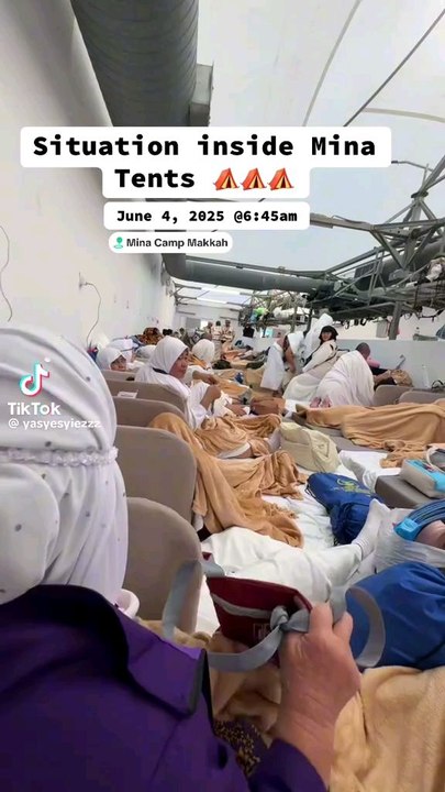 situation inside mina🕋🕋🕋