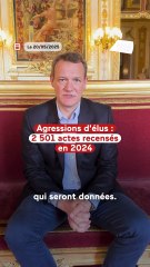 Les agressions contre des élus se sont maintenues à un haut niveau en 2024