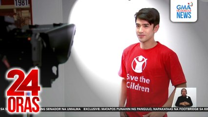 David Licauco, ambassador ng "Save the Children Philippines" kasama si Barbie Forteza | 24 Oras