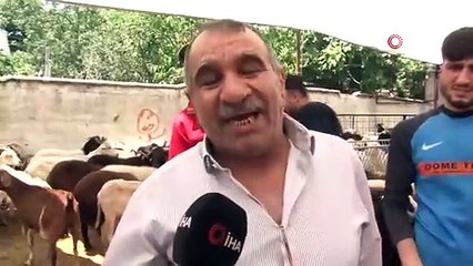 Bayrama sayılı günler kala, kurban satış yerlerinde pazarlıklar devam ediyor