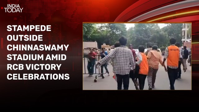 3 dead in RCB victory march stampede outside Chinnaswamy Stadium in Bengaluru