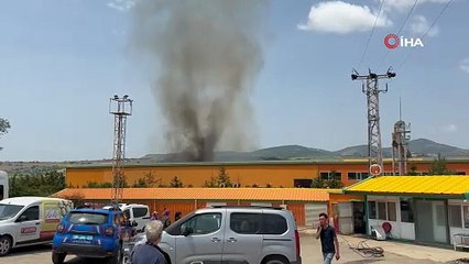 Başkentte tavuk çiftliğinde çıkan yangın