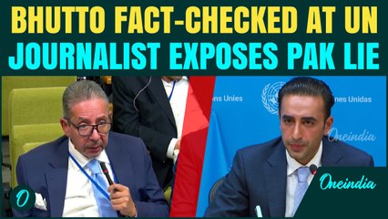 Bhutto FACT-CHECKED at UN Over 'Muslim Vilification' Lie | Journalist EXPOSES Anti-India Claim