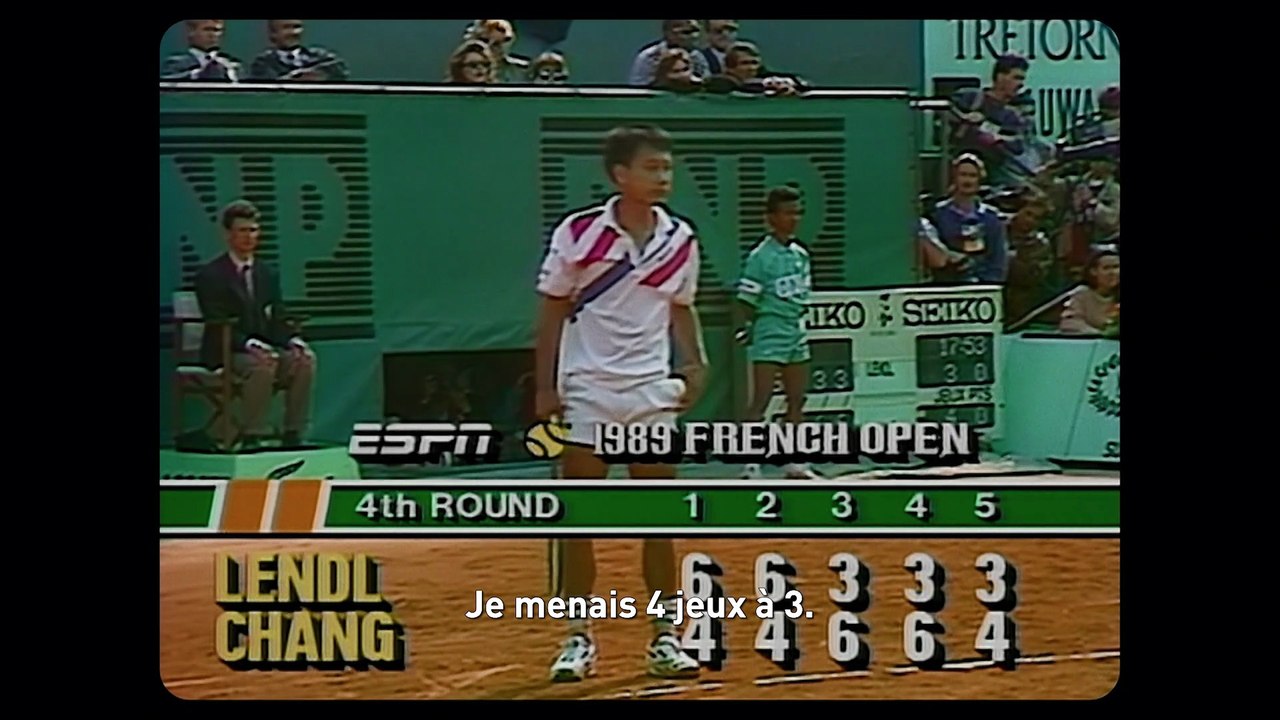 Quand Michael Chang tentait le service cuillère en plein Roland-Garros - Tennis - Roland-Garros