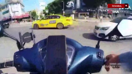 İstanbul Ataşehir’de yol verme kavgasında sürücüler birbirine girdi