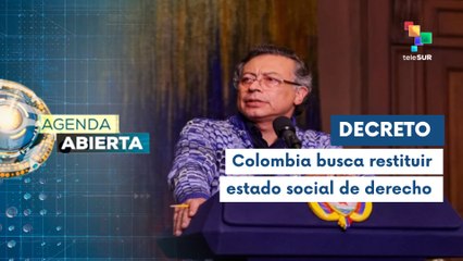 Gobierno colombiano convocará consulta popular vía decreto