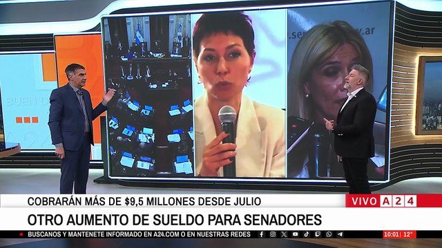 📺 OTRO AUMENTO DE SUELDO PARA SENADORES EN EL PASE ENTRE LAJE Y NOVARESIO
