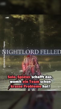 Spieler beendet Solo-Run in Elden Ring Nightreign auf Level 1