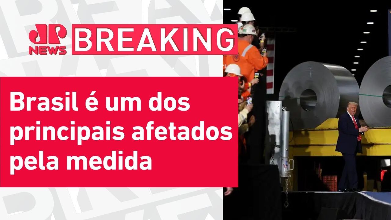 Tarifa de 50% dos EUA sobre aço e alumínio entra em vigor | BREAKING NEWS