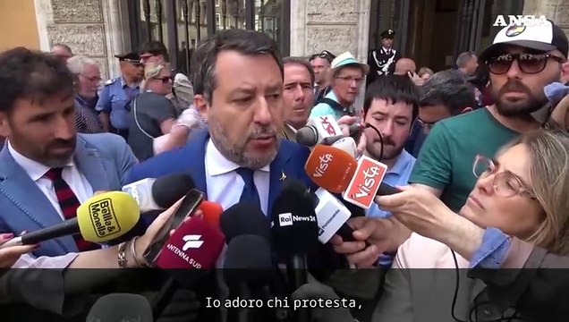 Dl Sicurezza, Salvini: Ok protestare, ma senza intralciare prossimo
