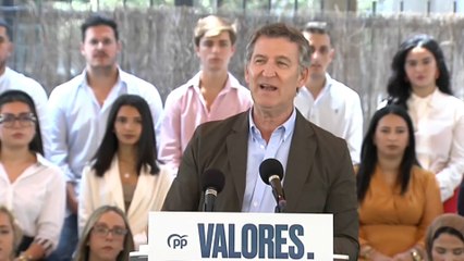 Feijóo: "España no es un vertedero televisivo cutre y sórdido como hemos visto esta mañana"