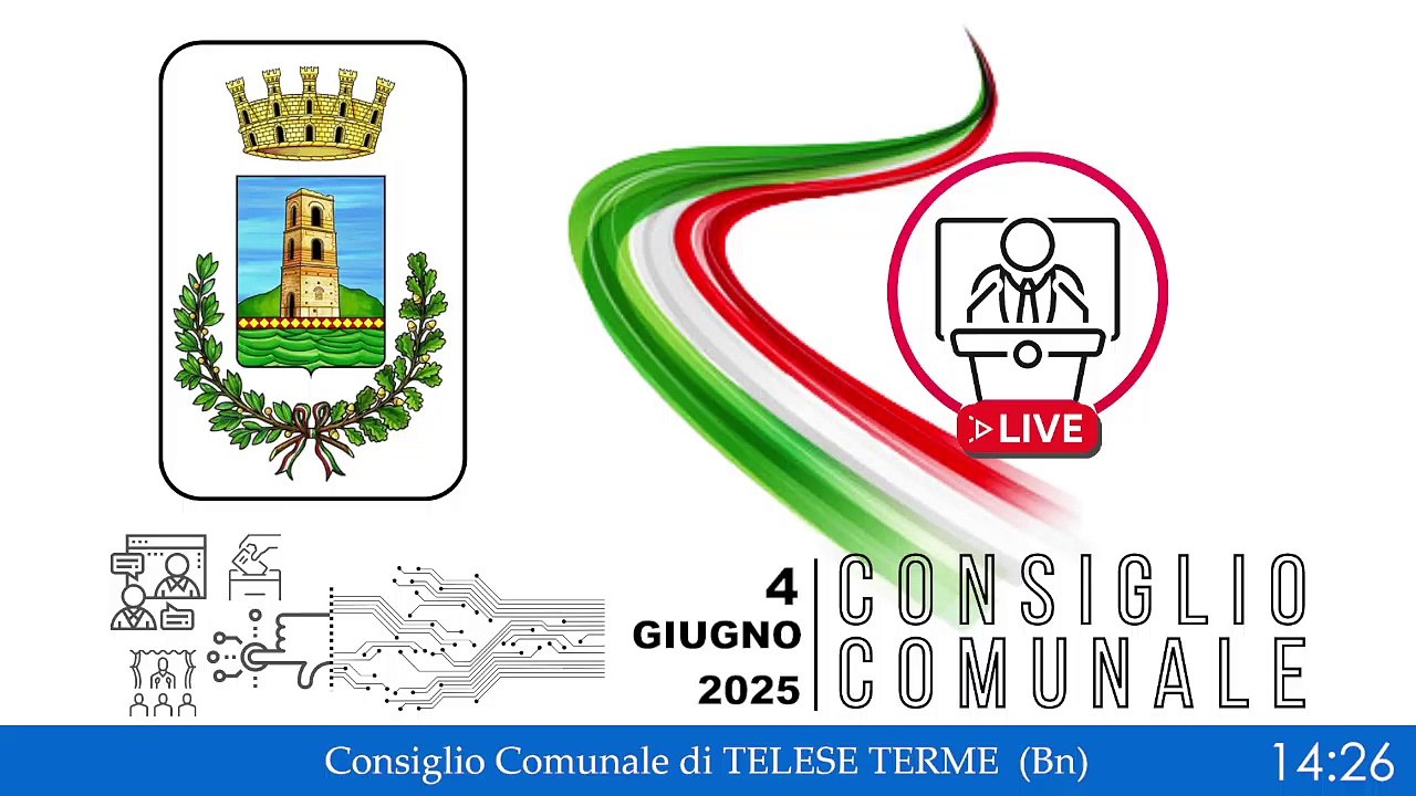 Telese Terme (BN) - Consiglio Comunale (04.06.25)