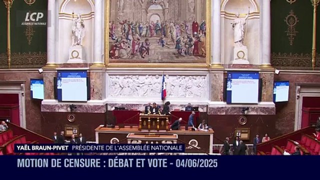 L’Assemblée nationale repousse largement une motion de censure insoumise contre François Bayrou, ne recueillant que 116 voix sur 289 nécessaires