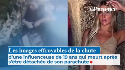 Les images effroyables de la chute d’une influenceuse de 19 ans qui meurt après s’être détachée de son parachute