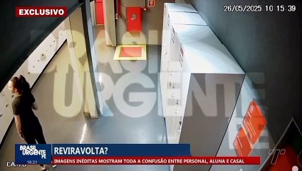 Reviravolta? Imagens inéditas mostram toda a confusão entre Personal, aluna e casal