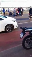 Três irmãs são atropeladas na faixa de pedestre em VG