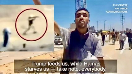 Hamas Shoots Gazans Trying to Collect US-Israeli Aid - Palestinians Also Thank Trump & Netanyahu