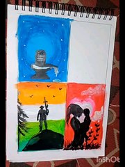 oil pastels easy nature drawing