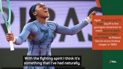 Gauff's 'fighting spirit' too much for Keys at Roland Garros