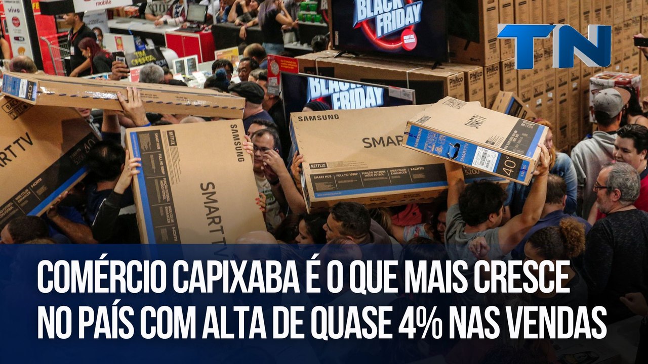 Comércio capixaba é o que mais cresce no país com alta de quase 4% nas vendas