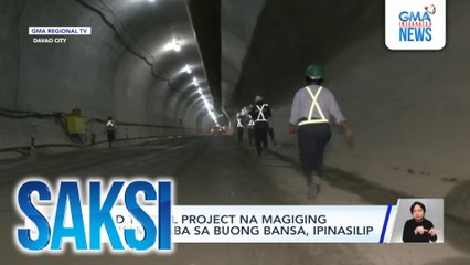 Road tunnel project na magiging pinakamahaba sa buong bansa, ipinasilip | Saksi