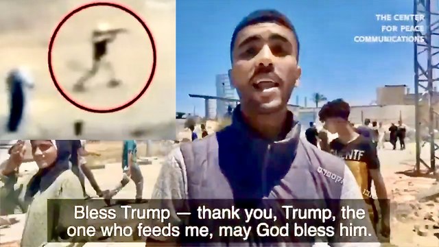 Hamas Shoots Gaza Civilians Collecting US Aid - Palestinians Thank Trump & Praise Bibi Netanyahu