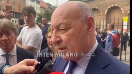 Beppe Marotta ricorda Ernesto Pellegrini e lancia un messaggio ai tifosi nerazzurri.