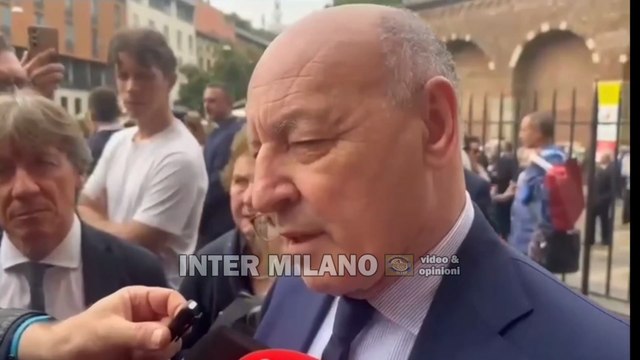 Beppe Marotta ricorda Ernesto Pellegrini e lancia un messaggio ai tifosi nerazzurri.