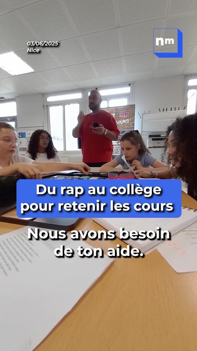 Ces élèves du collège font du rap pour retenir leurs leçons