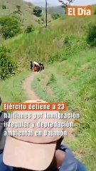 Ejército detiene a 23 haitianos por inmigración irregular y depredación ambiental en Dajabón