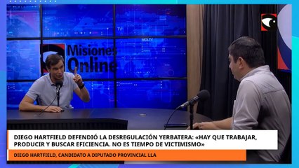 Diego Hartfield defendió la desregulación yerbatera: «hay que trabajar, producir y buscar eficiencia. No es tiempo de victimismo»