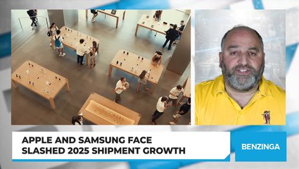 Apple and Samsung Face Slashed 2025 Shipment Growth