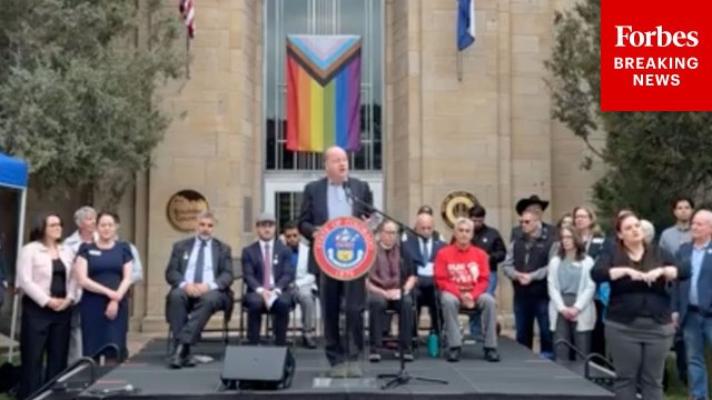 Colorado Governor Jared Polis Holds Rally Against Antisemitism In Wake Of Boulder Attack