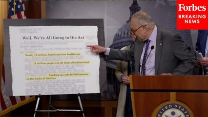 Chuck Schumer Unleashes On Trump's Big Beautiful Bill After New CBO Report Released