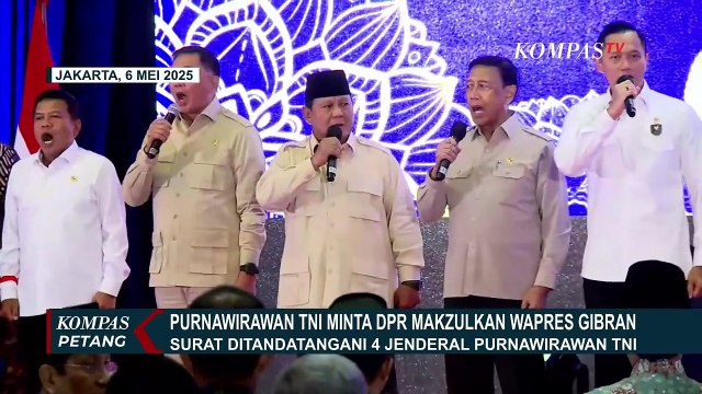 Terbaru! Purnawirawan TNI Surati DPR Usul Pemakzulan Gibran di Tengah Polemik Ijazah Jokowi