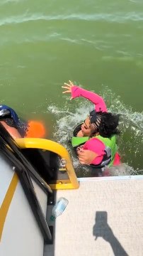 Woman Jumps Into Water, Forgetting About Glued-In Hair Tracks