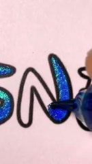 Satisfying Handwriting  The Word is… Disney!  #shorts #shortsfeed #viralcontent #trendingshorts